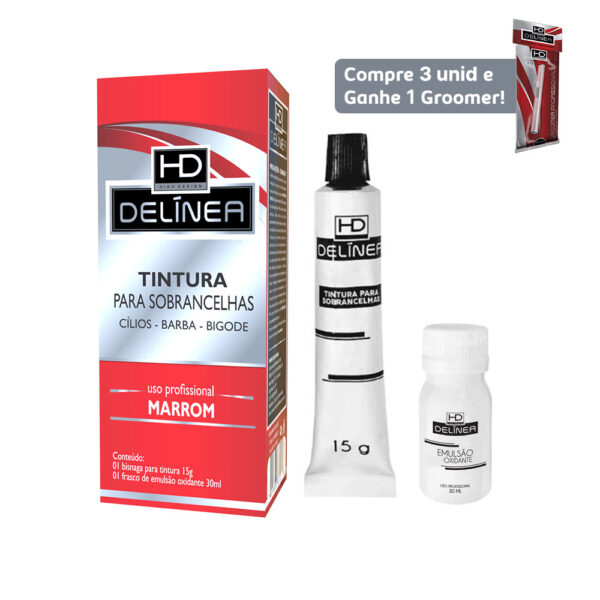 Tintura para Sobrancelhas e Cílios + Emulsão Oxidante